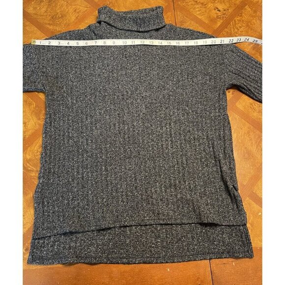 Athleta Women's Transit Pullover Turtleneck Sweater Charm Marble Ribbed Size S - Picture 6 of 9